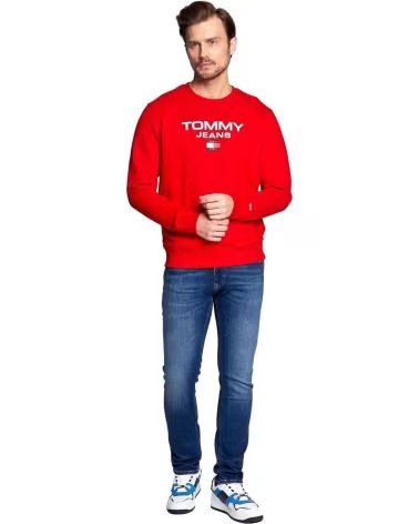 TOMMY JEANS SUDADERA TOMMY JEANS PARA HOMBRE ROJA ROJO