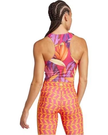 ADIDAS T-SHIRT SPORTIVA ADIDAS DONNA STAMPA FLOREALE BOPINK-SPRYEL-LUCFUC