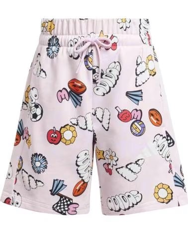 ADIDAS COMPLETO SPORTIVO ADIDAS BAMBINA ROSA CON STAMPA DIVERTENTE ROSA