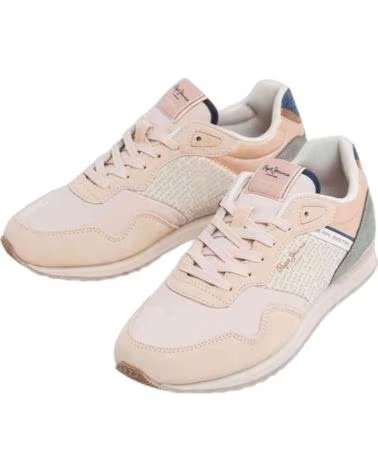 PEPE JEANS ZAPATILLAS EN PARA MUJER ROSA