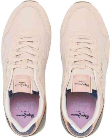PEPE JEANS ZAPATILLAS EN PARA MUJER ROSA