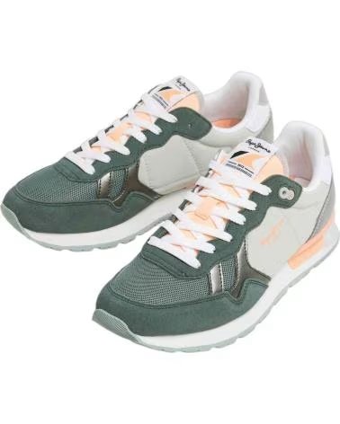 PEPE JEANS ZAPATILLAS EN PARA MUJER VERDE