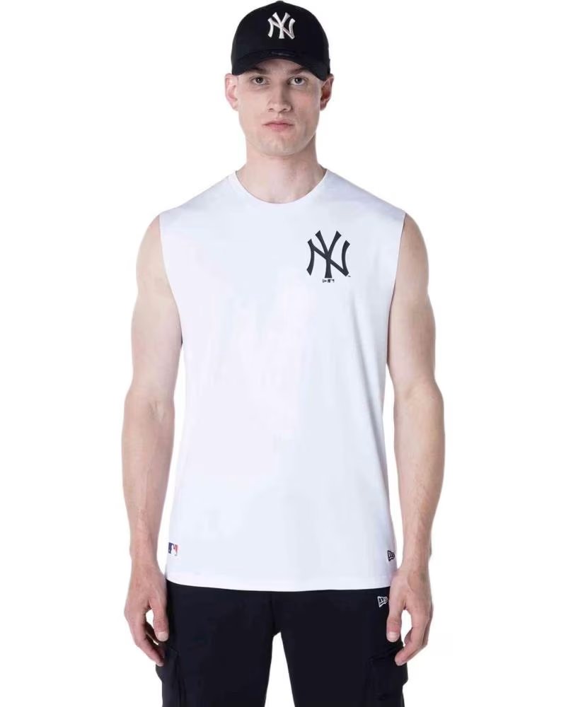 NEW ERA NEW ERA NY YANKEES ÄRMELLOSES T-SHIRT FÜR HERREN BLANCO