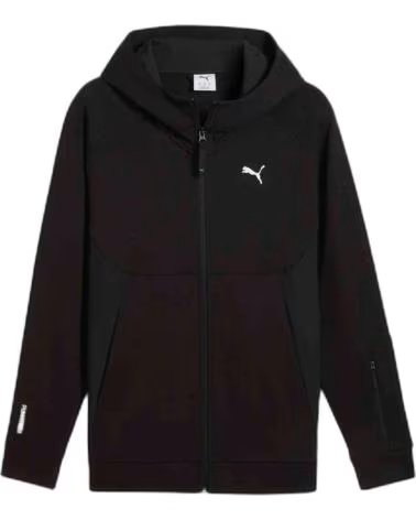 -PUMA-TEXTIL-MARCA-MODELO-TECH-FULL-ZIP-HOODIE-DK-PARA-UNISEX-NEGRO