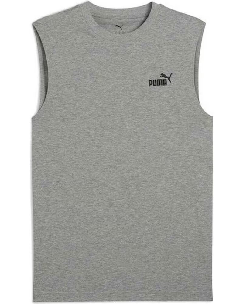 PUMA DÉBARDEUR PUMA ESSENTIAL LOGO POUR HOMME GRIS