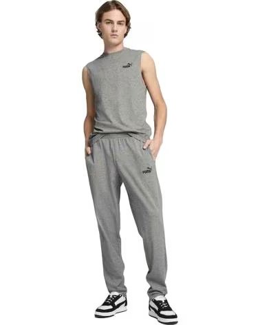 PUMA DÉBARDEUR PUMA ESSENTIAL LOGO POUR HOMME GRIS