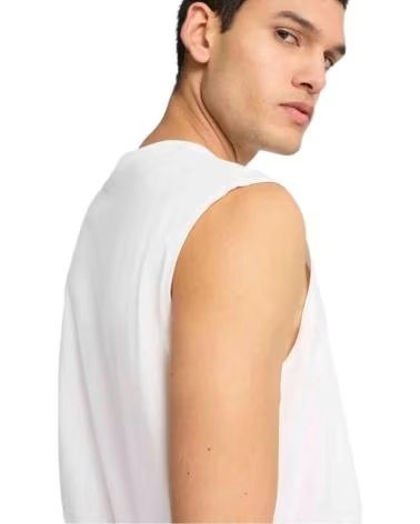 PUMA CAMISETA SIN MANGAS PUMA UNI-TEE PARA HOMBRE Y MUJER BLANCO