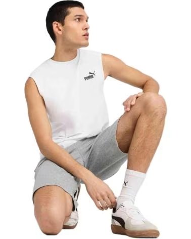 PUMA CAMISETA SIN MANGAS PUMA UNI-TEE PARA HOMBRE Y MUJER BLANCO