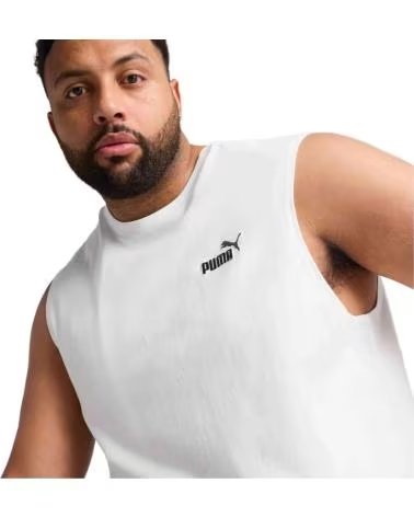 PUMA CAMISETA SIN MANGAS PUMA UNI-TEE PARA HOMBRE Y MUJER BLANCO