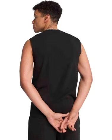 PUMA CANOTTA PUMA UNISEX NEGRO