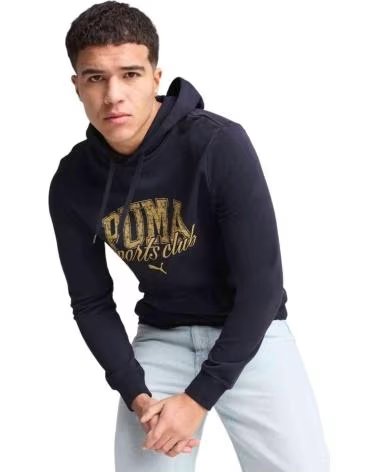 PUMA SWEAT À CAPUCHE SPORTIF PUMA UNISEXE NOIR NEGRO