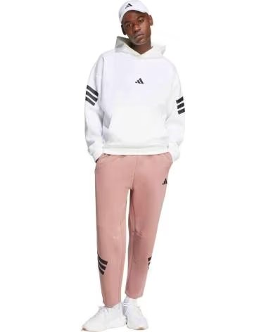 ADIDAS SWEAT À CAPUCHE FUTURE ICONS 3-STRIPES ADIDAS POUR HOMME BLANCO