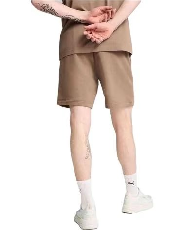 PUMA PANTALONCINO PUMA ESSENTIALS UOMO MARRONE MARRON