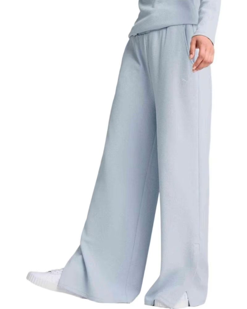 PUMA PANTALON LONG PUMA LARGE JAMBE POUR FEMME AZUL