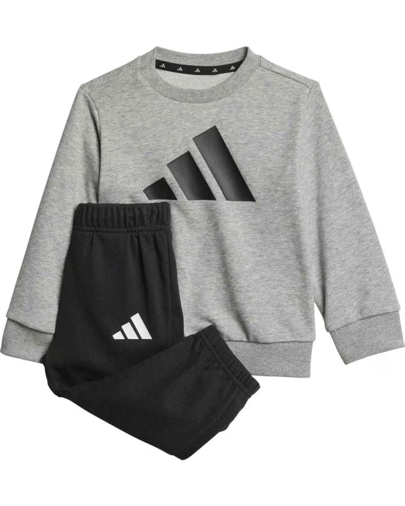 ADIDAS COMPLETO SPORTIVO ADIDAS UNISEX GRIGIO PER BAMBINI GRIS
