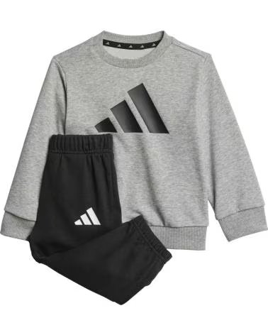 ADIDAS COMPLETO SPORTIVO ADIDAS UNISEX GRIGIO PER BAMBINI GRIS