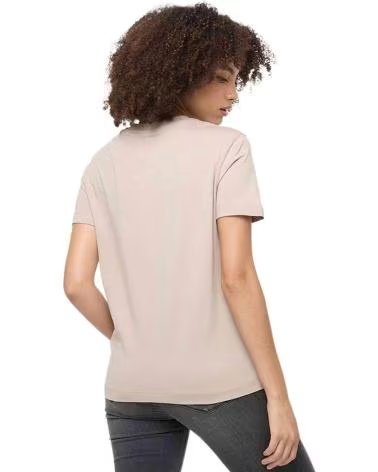 CALVIN KLEIN CALVIN KLEIN JEANS KURZARM-T-SHIRT MIT PRINT FÜR DAMEN BEIGE