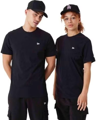 NEW ERA NEW ERA "ESSENTIAL" KURZARM-T-SHIRT UNISEX SCHWARZ NEGRO
