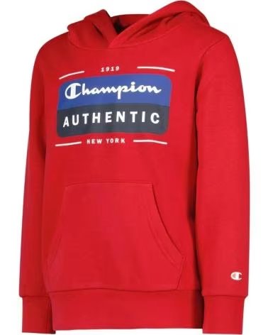 CHAMPION CHAMPION AUTHENTIC KAPUZENPULLOVER FÜR JUNGEN ROJO