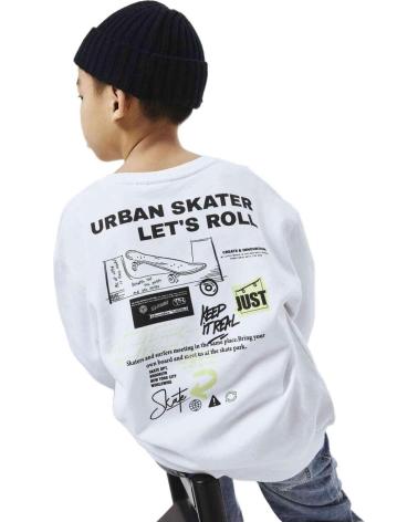 NAME IT SUDADERA UNISEX INFANTIL NAME IT BLANCA CON ESTAMPADO BLANCO