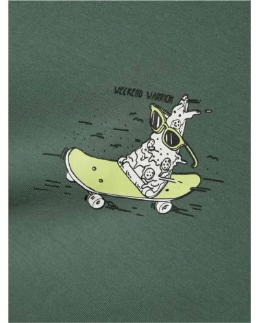 NAME IT SUDADERA CON CAPUCHA NAME IT PARA NIÑOS UNISEX VERDE CON ESTAMPADO VERDE