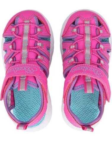 SKECHERS SANDÁLIAS ESPORTIVAS SKECHERS FEMININAS ROSA ROSA