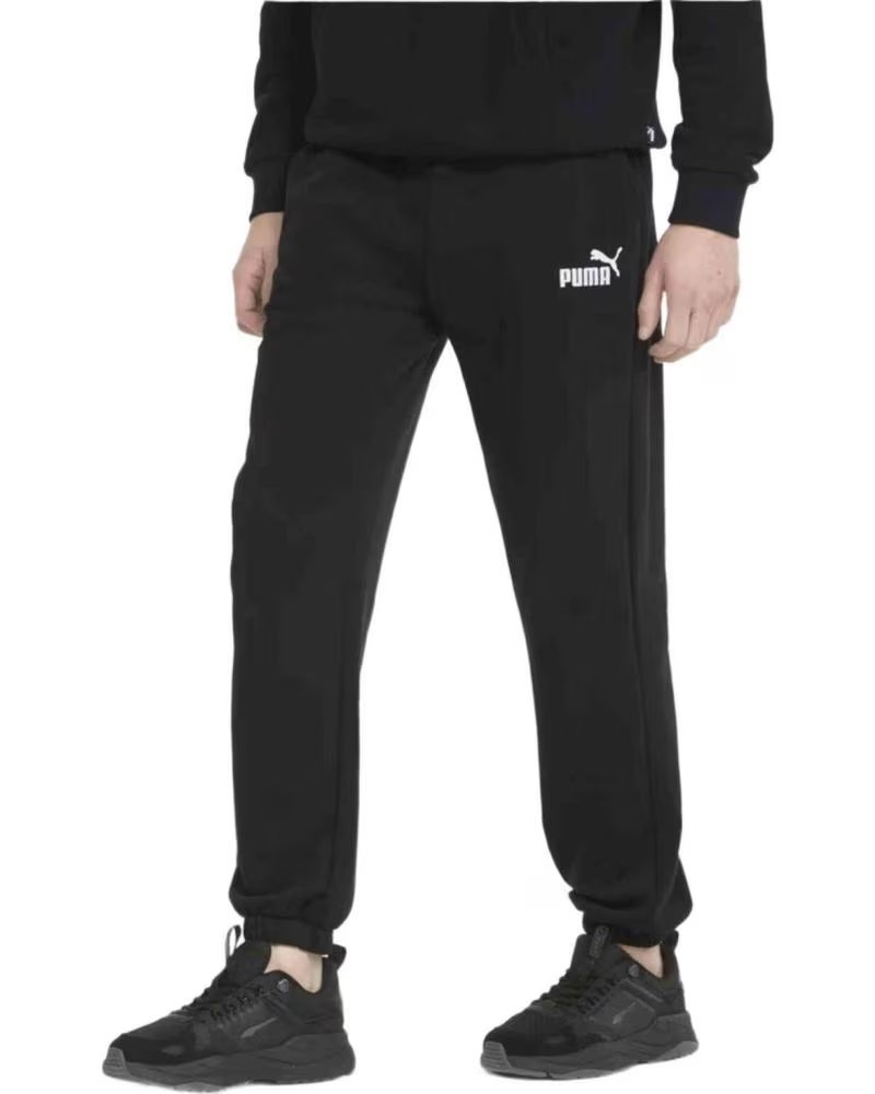 PUMA PANTALONI PUMA ESSENTIALS UOMO NERI NEGRO