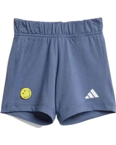 ADIDAS TUTA SPORTIVA ADIDAS PER BAMBINO BLU CON STAMPA SMILEY AZUL