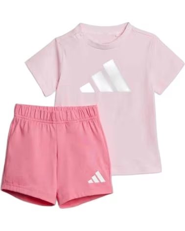 Início-ADIDAS--ESSENTIALS-JC9639---CONJUNTO-DE-CAMISETA-DE-MANGA-CORTA-Y-P-ROSA