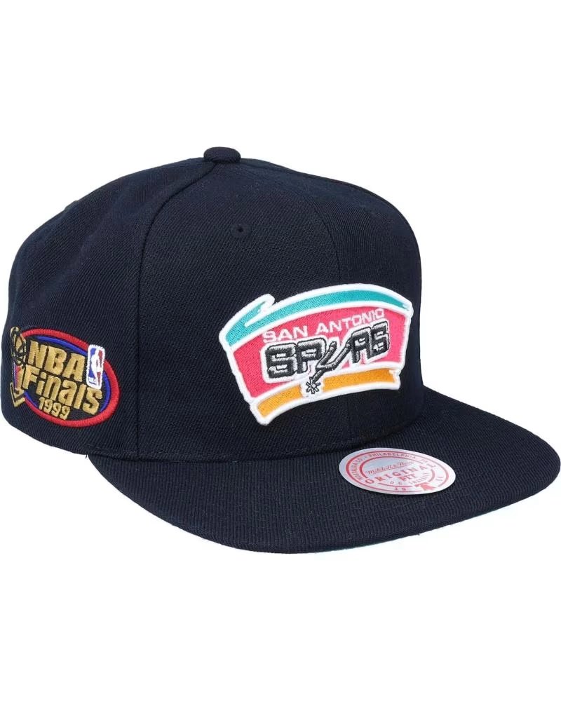 MITCHELL  NESS MITCHELL & NESS NBA SAN ANTONIO SPURS BLACK CAP NEGRO
