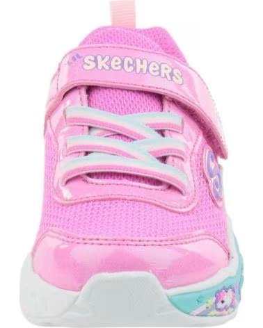 SKECHERS SCARPE DA GINNASTICA SKECHERS BAMBINA ROSA CON LUCI ROSA