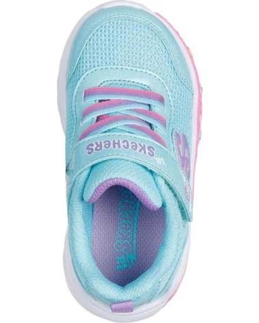 SKECHERS ZAPATILLAS NINA MODELO PLAY SCENE FUN SQUAD COLOR AZUL TQMT