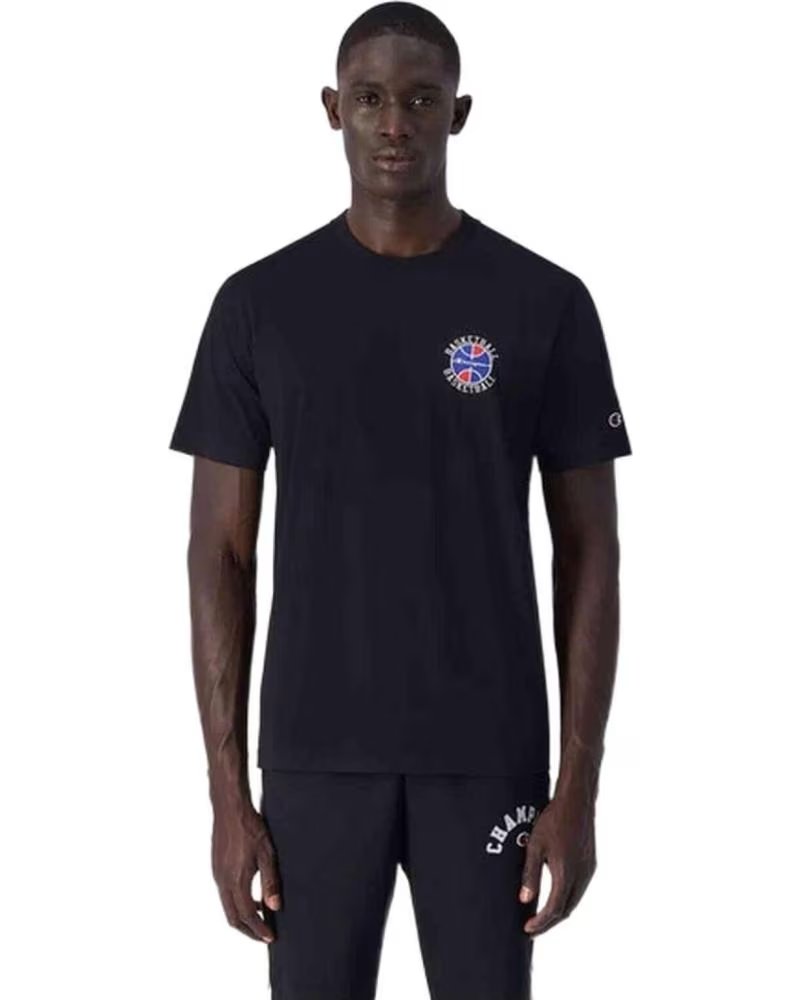 CHAMPION CAMISETA DE MANGA CORTA EN PARA HOMBRE NEGRO
