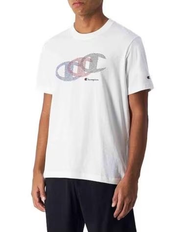 CHAMPION CAMISETA DE MANGA CORTA EN PARA HOMBRE BLANCO