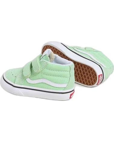 VANS OFF THE WALL SCARPE VANS SK8-MID REISSUE V PER NEONATO IN VERDE VERDE