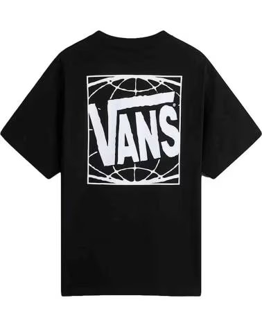 VANS OFF THE WALL VANS OFF THE WALL KURZARM-T-SHIRT FÜR HERREN, SCHWARZ NEGRO