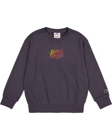 CHAMPION CHAMPION "PEOPLE OF THE FUTURE" KIDS SWEATSHIRT GREY GRIS
