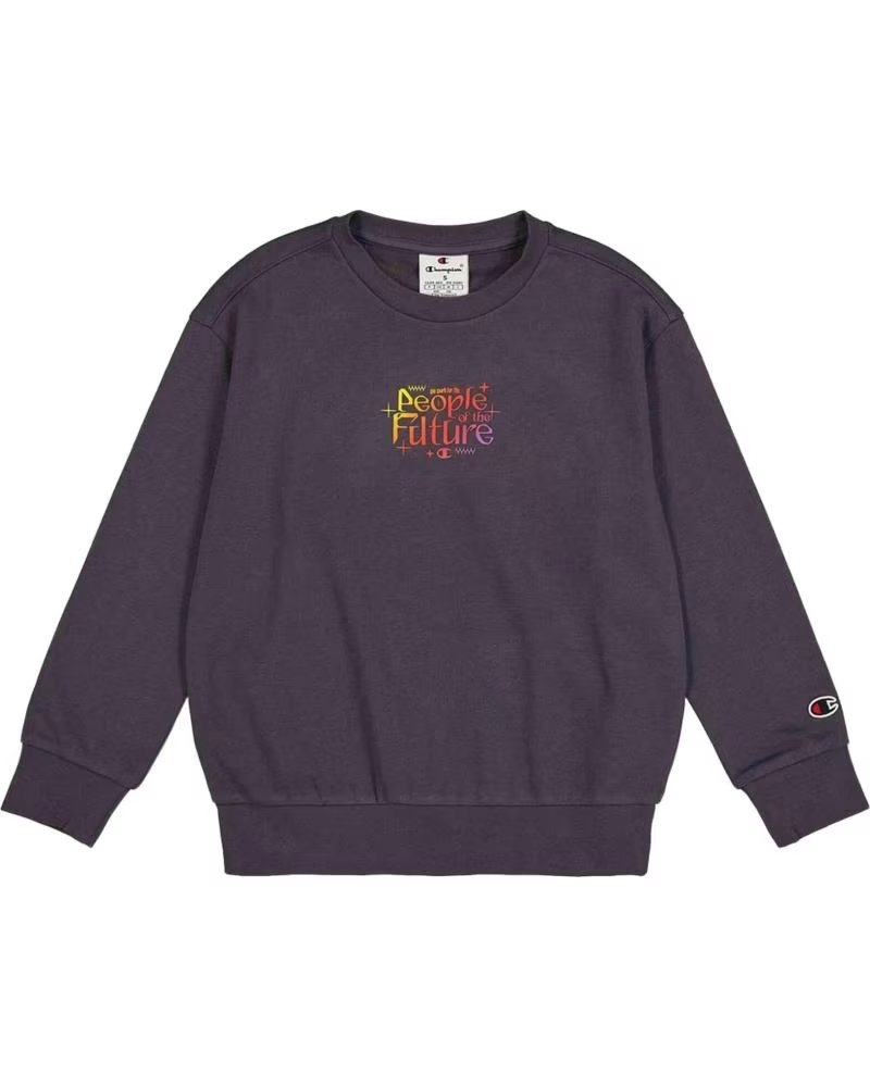 CHAMPION SUDADERA CHAMPION "PEOPLE OF THE FUTURE" NIÑOS GRIS GRIS
