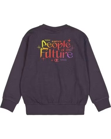 CHAMPION SUDADERA CHAMPION "PEOPLE OF THE FUTURE" NIÑOS GRIS GRIS