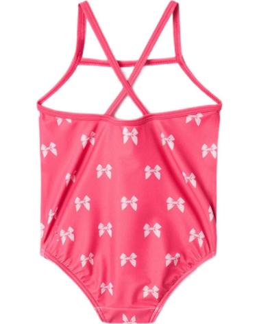 NAME IT BAÑADOR DE NIÑA CON ESTAMPADO DE LAZOS ROSA