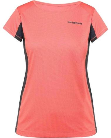 TRANGOWORLD CAMISETA DE MANGA CORTA EN PARA MUJER ROSA
