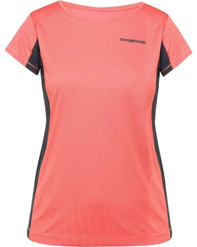 TRANGOWORLD CAMISETA DE MANGA CORTA EN PARA MUJER ROSA