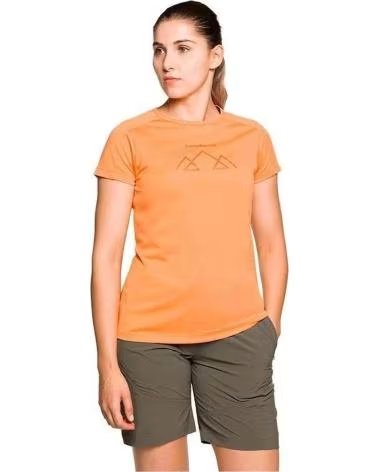 TRANGOWORLD CAMISETA DE MANGA CORTA EN PARA MUJER NARANJA