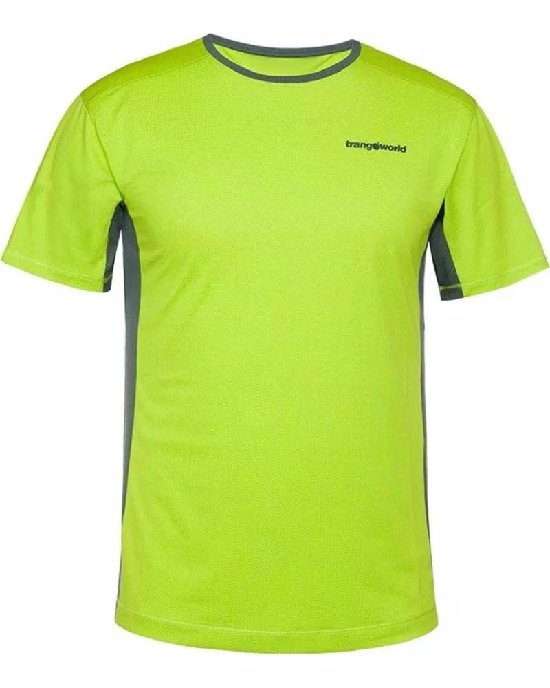 TRANGOWORLD CAMISETA DE MANGA CORTA EN PARA HOMBRE VERDE