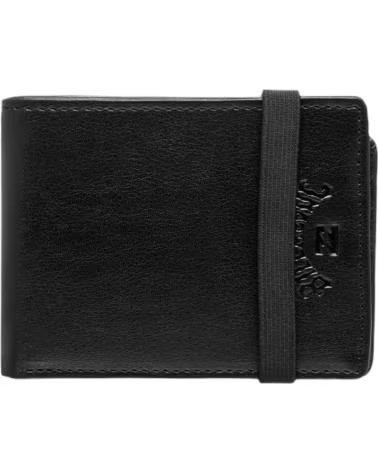 BILLABONG PORTAFOGLIO UOMO BILLABONG IN PELLE NERA CON ELASTICO NEGRO