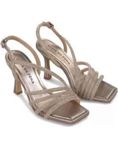 SANDALES À TALON ALMA EN PENA POUR FEMME EN MARRON MARRON