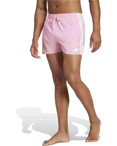 ADIDAS ADIDAS BADESHORTS MIT 3 STREIFEN FÜR HERREN, ROSA ROSA