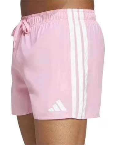 ADIDAS ADIDAS BADESHORTS MIT 3 STREIFEN FÜR HERREN, ROSA ROSA
