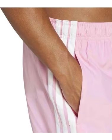 ADIDAS ADIDAS BADESHORTS MIT 3 STREIFEN FÜR HERREN, ROSA ROSA