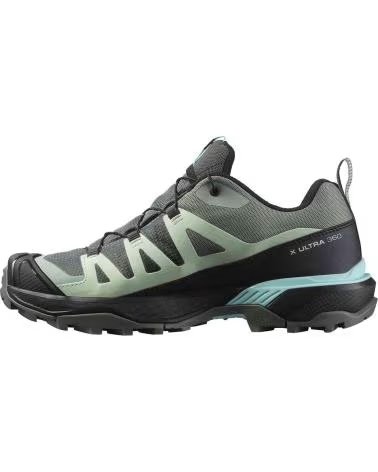 SALOMON TÊNIS DE TREKKING SALOMON XA PRO 3D V8 FEMININO VERDE ÁGUA VERDE